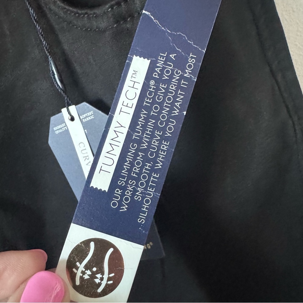 Angels Curvy Skinny Fit Jeans - Black - Picture 6 of 15